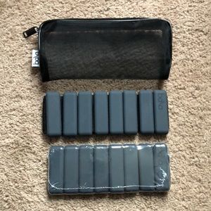 Bala Bangles 1 lb each Adjustable Wrist / Ankle Weights, Charcoal